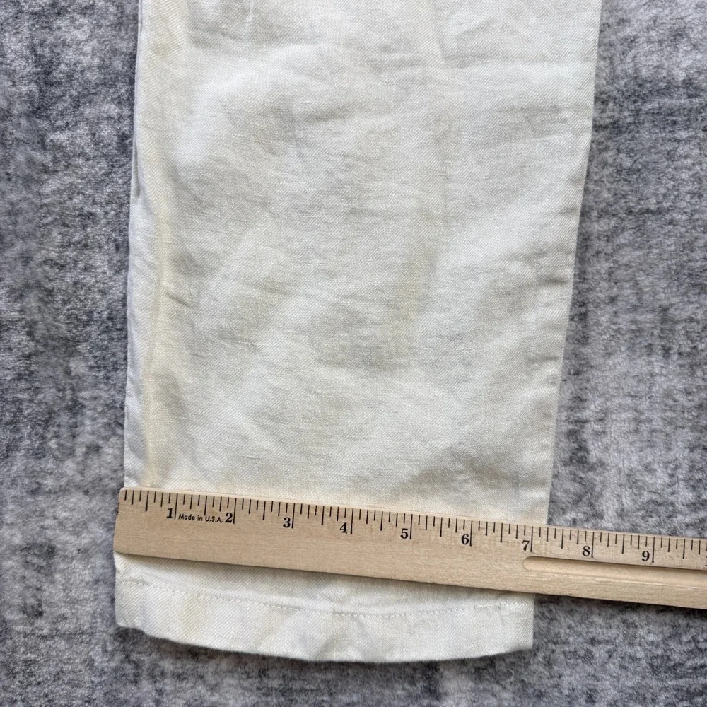 Vineyard Vines Pants Men 36x32 Beige Linen Breaker Chino Beach Resort Preppy NEW